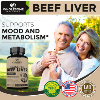 Grass Fed Beef Liver Capsules - Wholesome Wellness