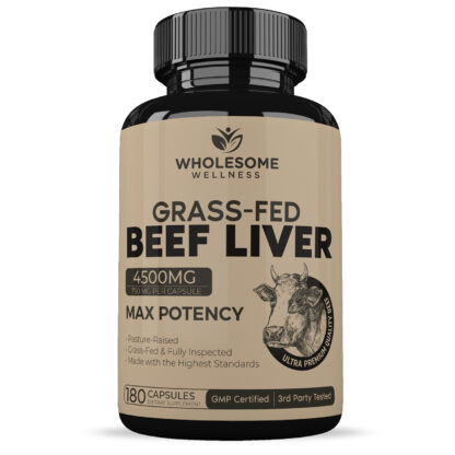 Grass Fed Beef Liver Capsules - Wholesome Wellness