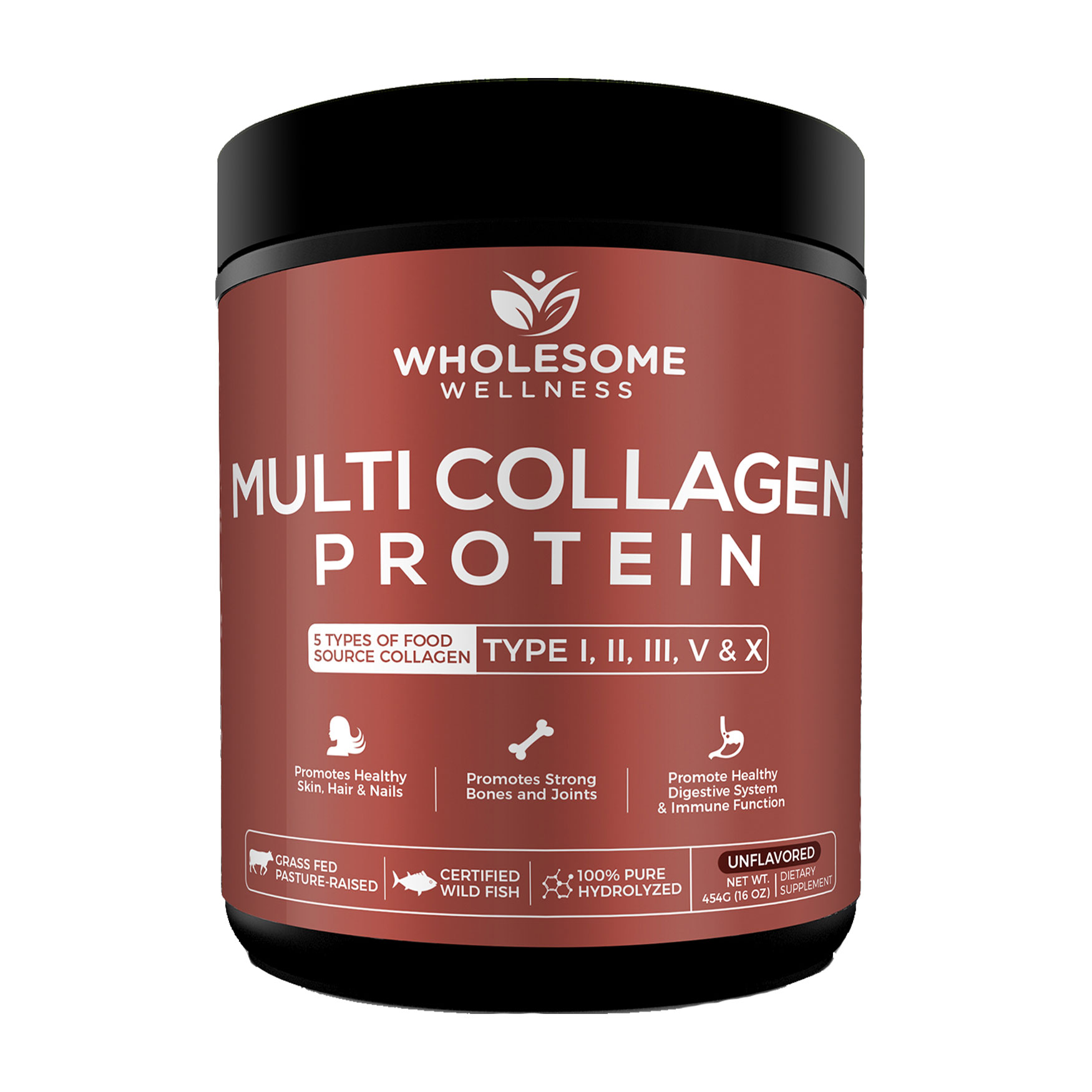 Multi Collagen Protein Powder Wholesome Wellness