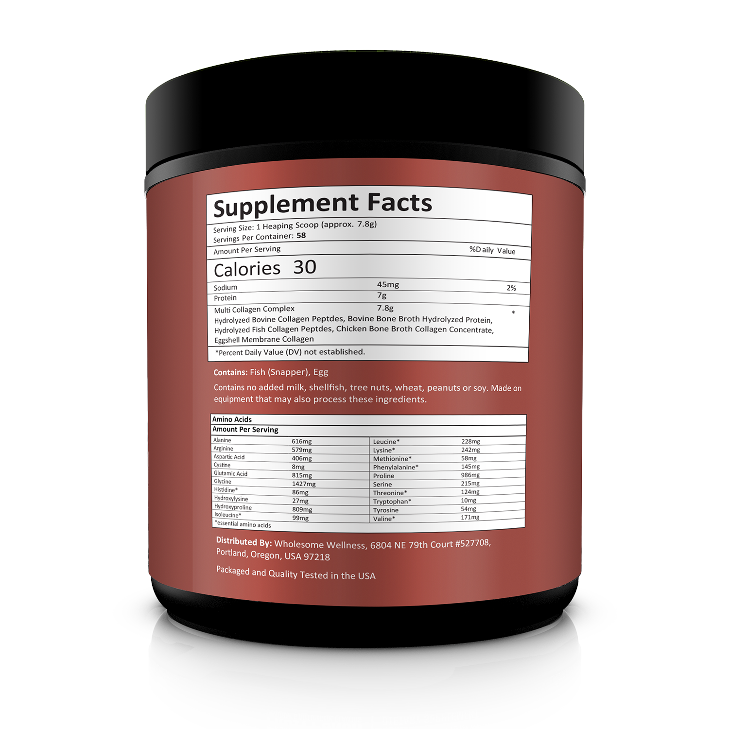 Multi Collagen Protein Powder - Wholesome Wellness