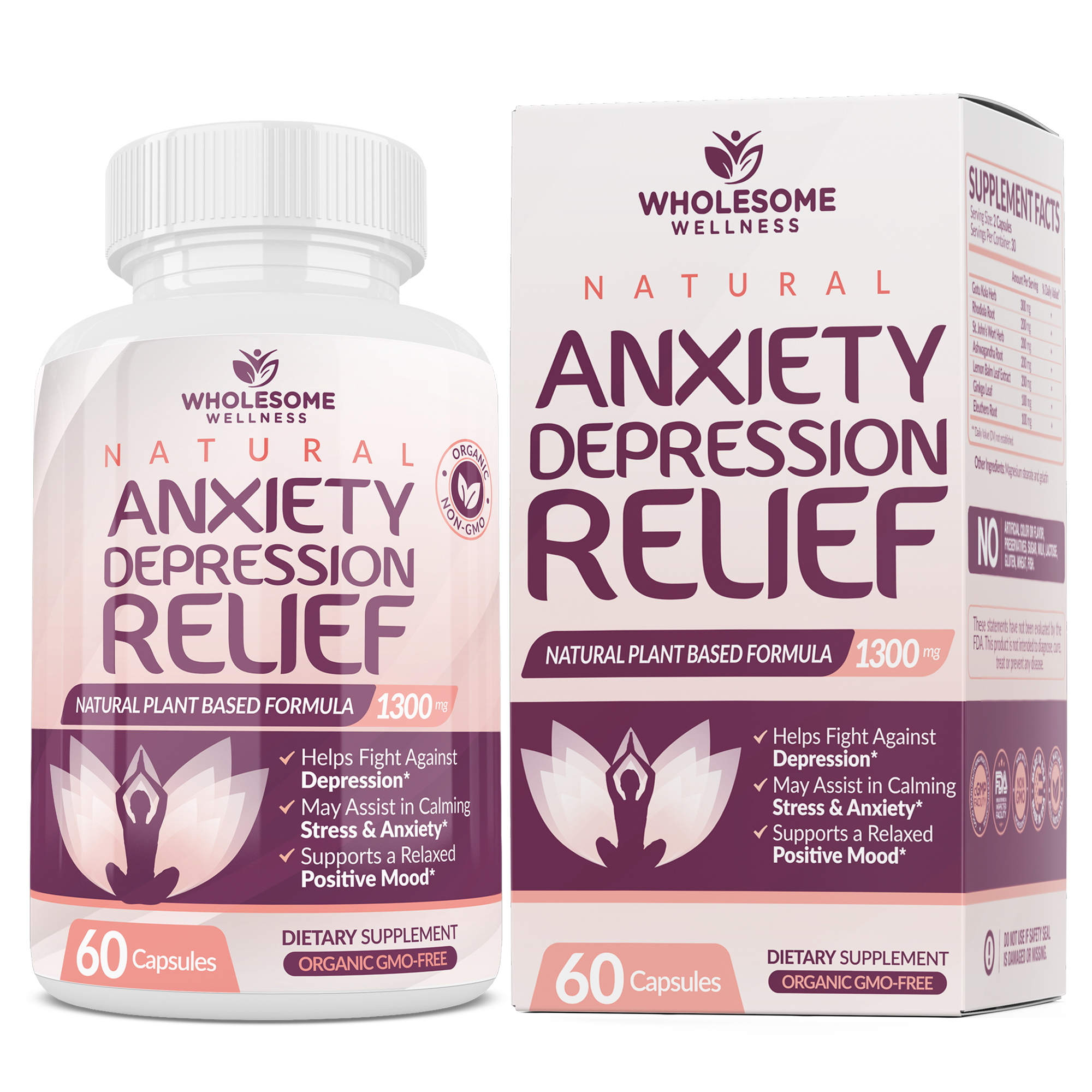 Natural Anxiety Relief & Depression - Wholesome Wellness