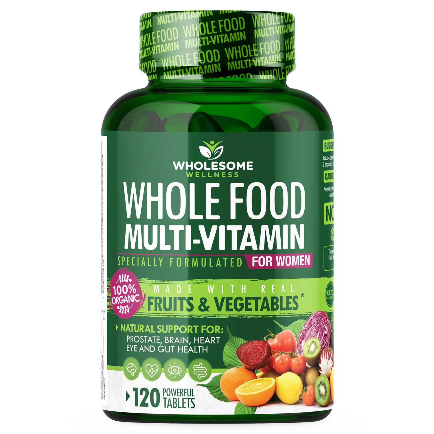 Whole Food Multivitamin For Women Wholesome Wellness