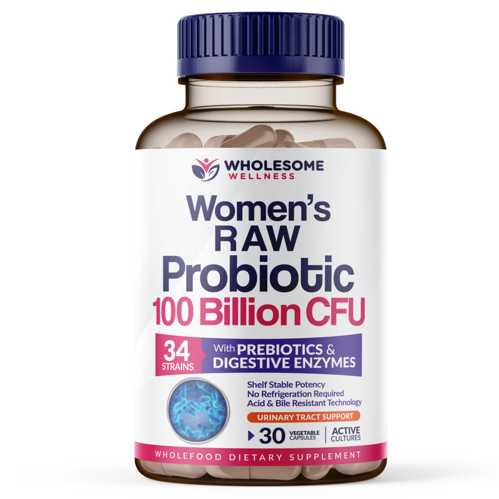 Women S Probiotics 100 Billion Cfu Wholesome Wellness