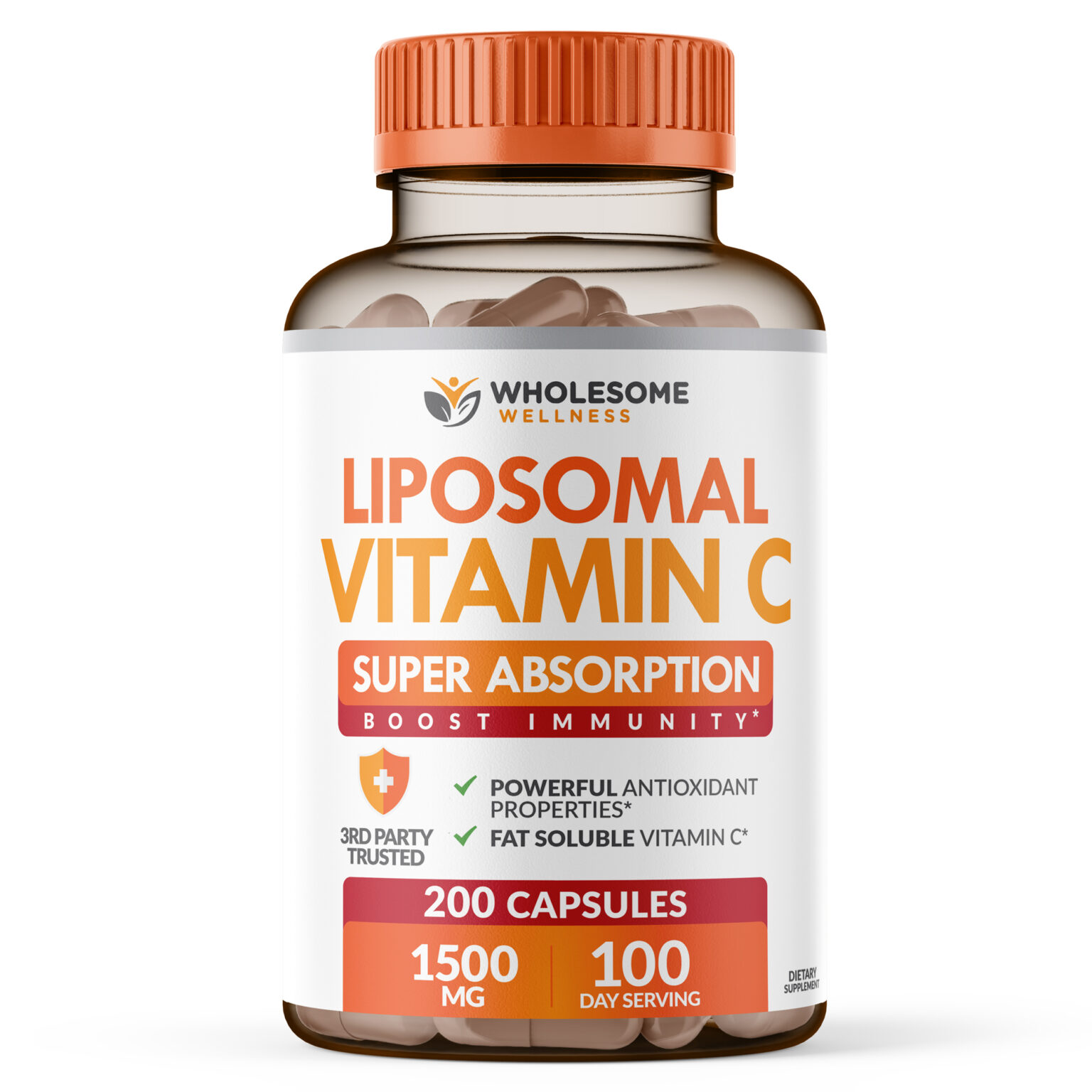 Liposomal Vitamin C Capsules - Wholesome Wellness