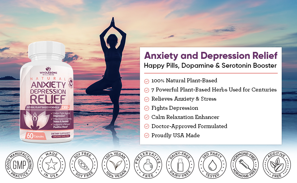 Natural Anxiety Relief & Depression - Wholesome Wellness