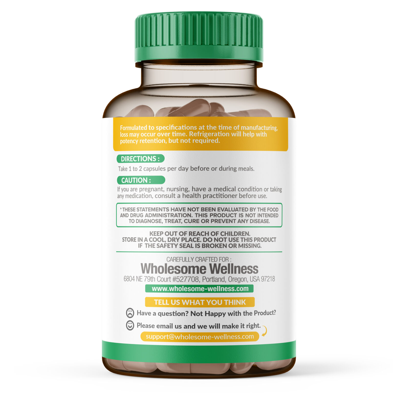 Digestive Enzymes 1000MG With Probiotics & Prebiotics Wholesome Wellness